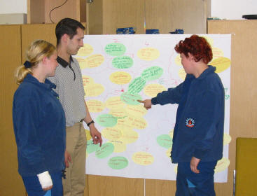 Beim Workshop wird team-Strategie diskutiert. (Bild: www.thw.de)